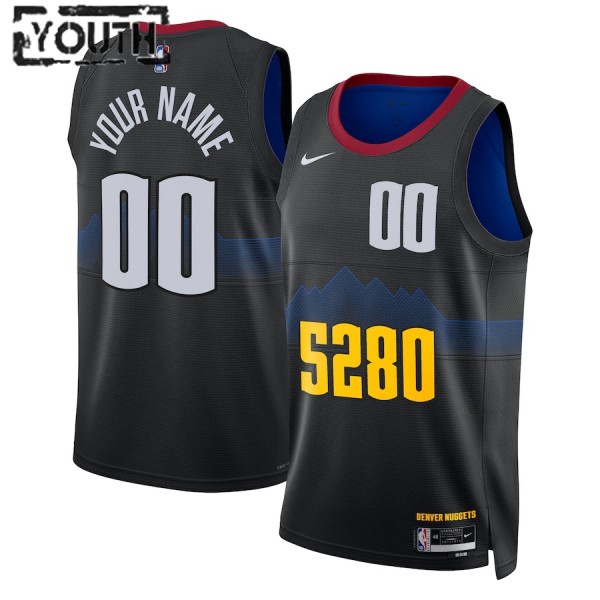 Denver Nuggets Trikot Benutzerdefinierte Nike 2023-24 City Edition Swingman - Kinder Denver Nuggets Trikot Benutzerdefinierte Nike 2023-24 City Edition Swingman - Kinder